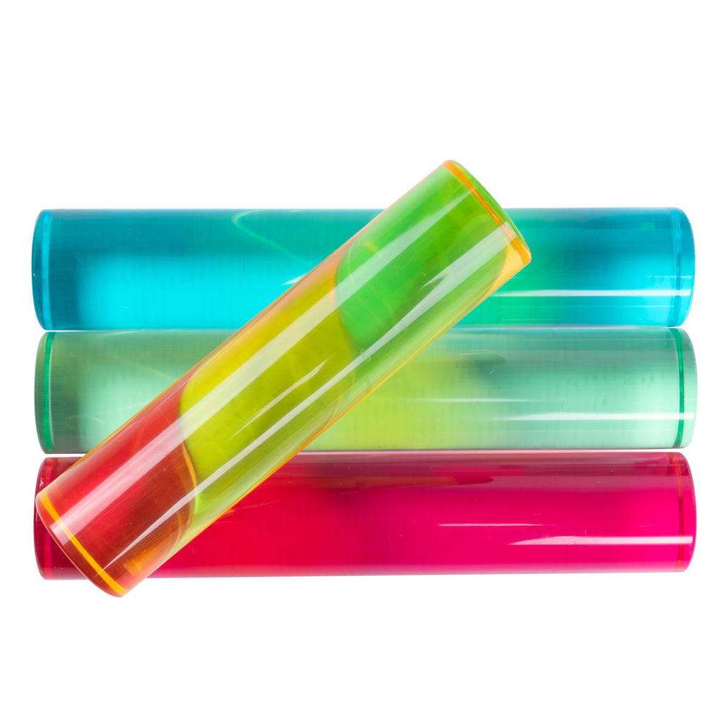 Acryl cilinders van verschillende lengtes set van 30