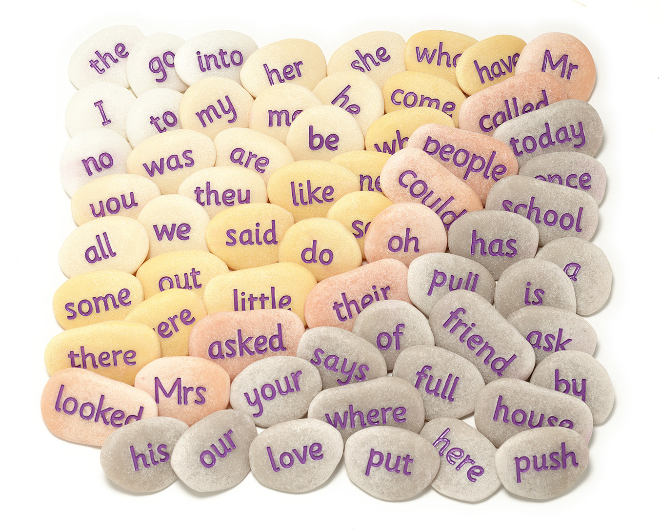 Tricky Word Pebbles – Set 1