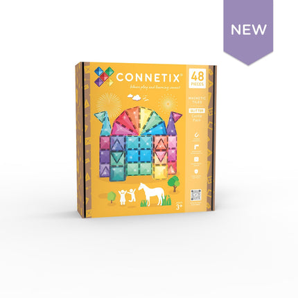 Connetix Glitterkasteel 48 stuks