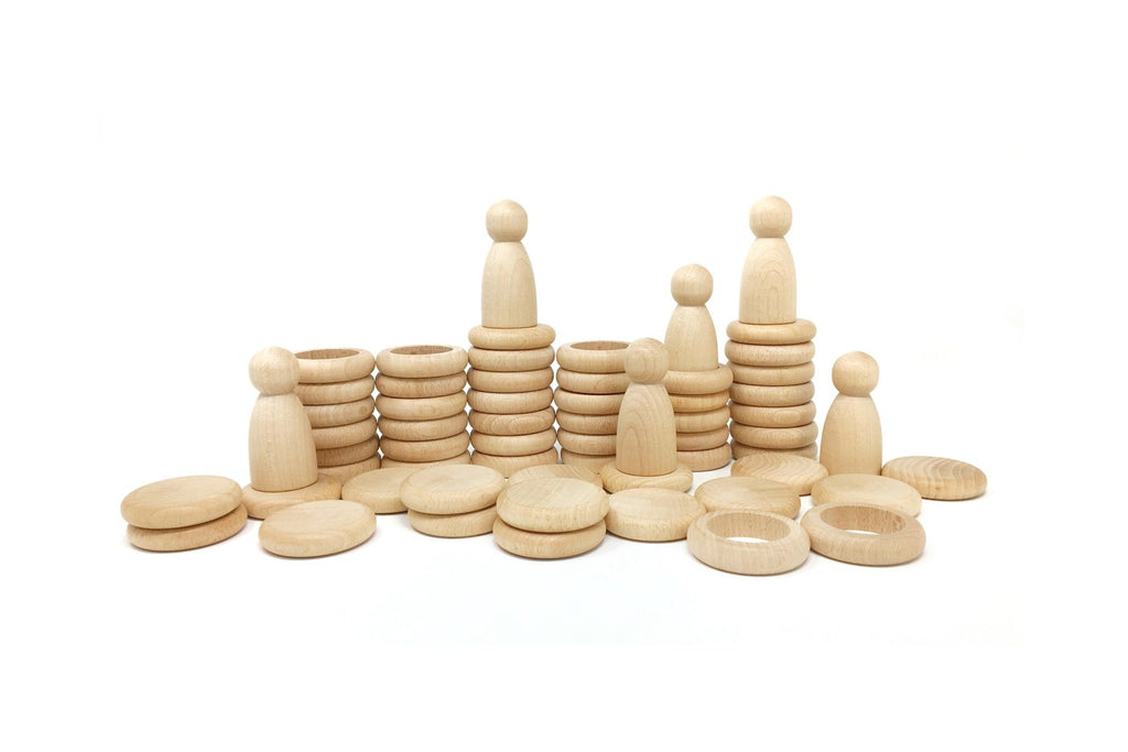 Nins, Rings & Coins (Natural wood)