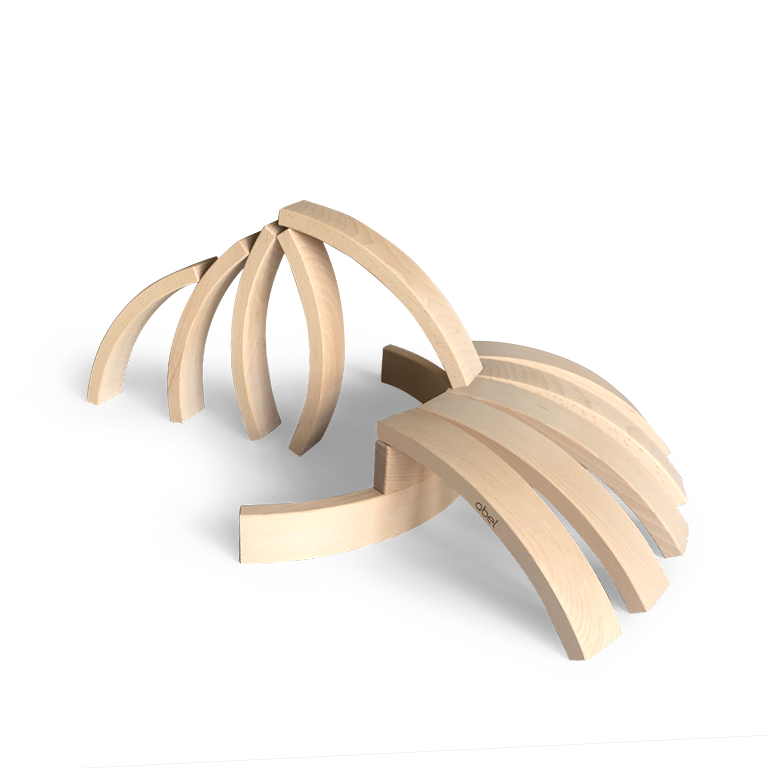 Abel blocks Mini * 12 stuks