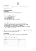 The Mini Bakery Colette’s Bakmix – Limited Edition Citroen Maanzaadcake