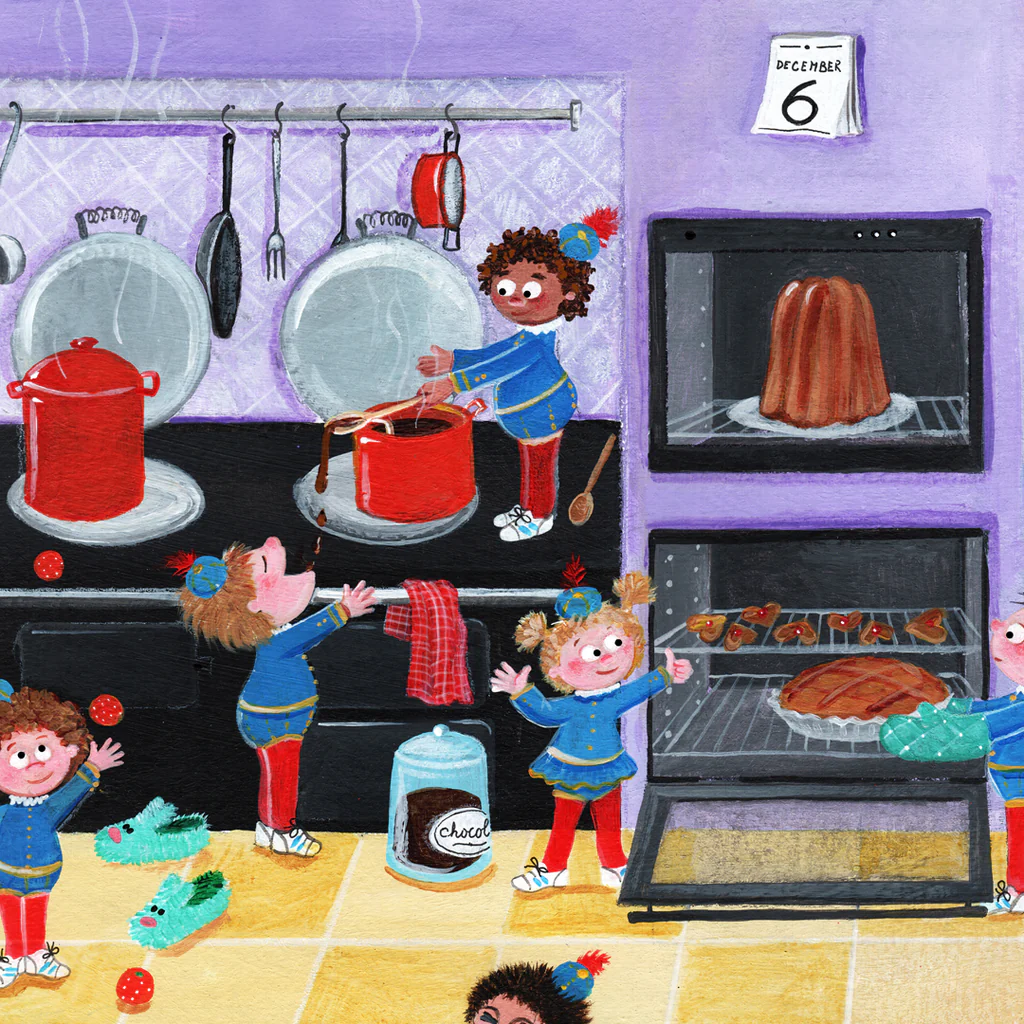 Kartonboek Feest voor Sinterklaas!