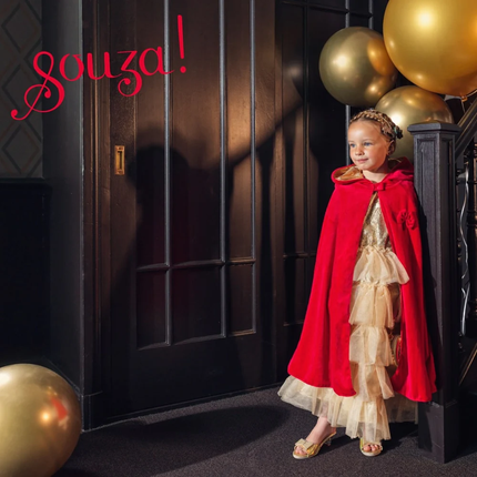 Souza! Prinses-Roodkapje omkeerbare cape, 4-7 jaar, 104-122 cm