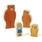 Wooden Characters Goudlokje