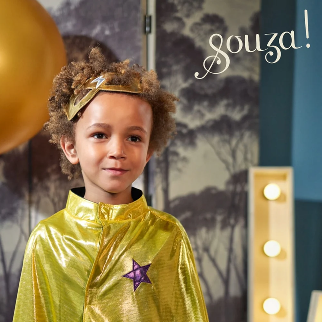 Souza!  Omkeerbare cape in de vorm van een goochelaar, 4-7 jaar, 104-122 cm