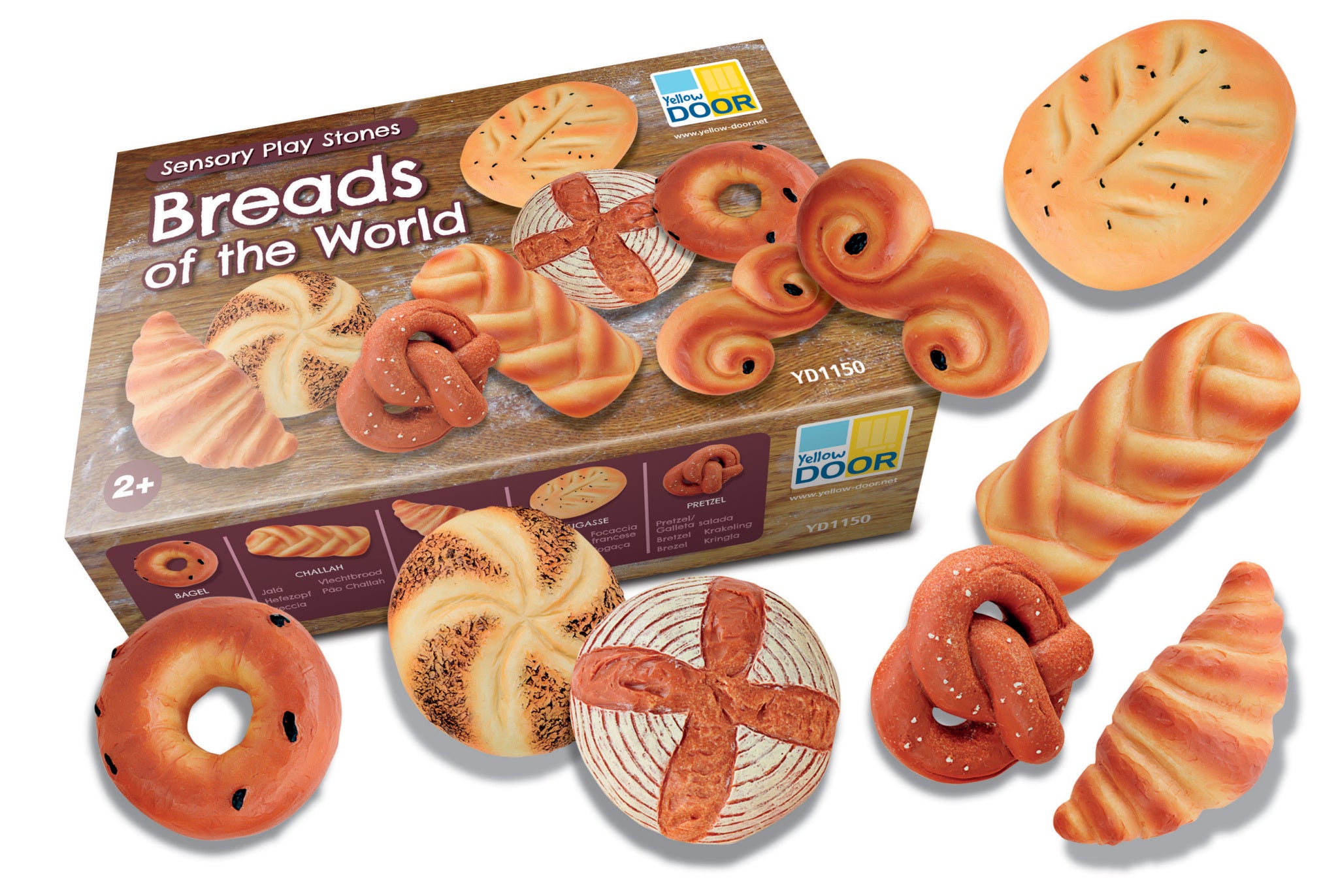 Sensory Play Stones Bread