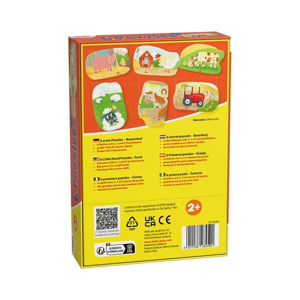 6 eerste puzzels - Boerderij