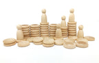Nins, Rings & Coins (Natural wood)