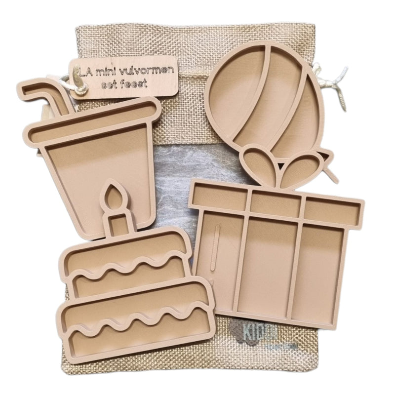 Mini vulvormen set feest