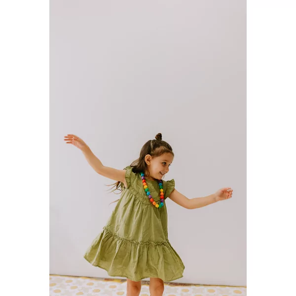 Prinses en de erwt ketting heldere regenboog (Medium)