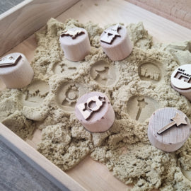 Houten stempelset sprookjes