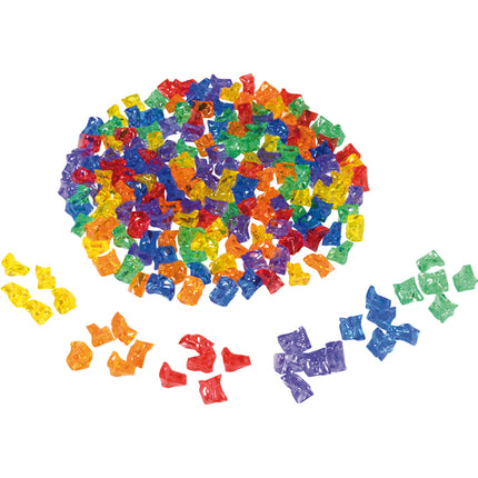 Eduplay Transparante edelstenen 180 stuks