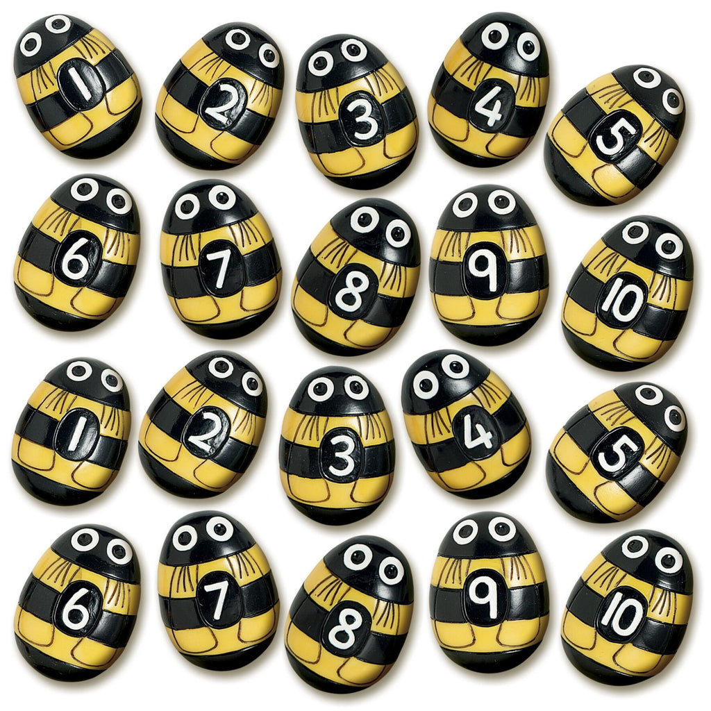 Number Stones Honey Bee