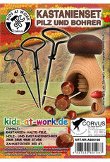 Kastanje knutselset bruin