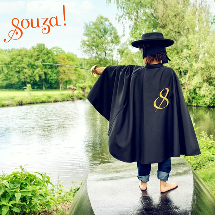 Souza! Zorro cape + masker, 4-8 jaar, 104-128 cm