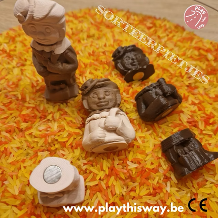 Play This Way Set van 3 Sorteerpieten
