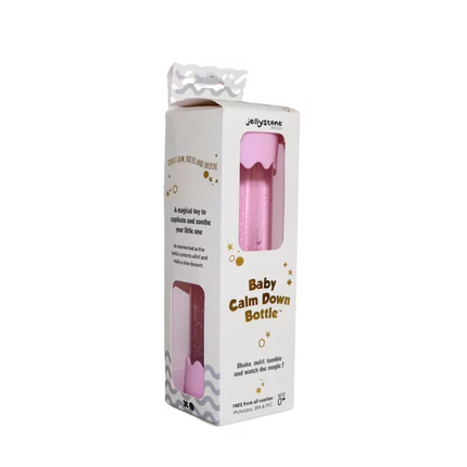 Jellystone Designs Baby rustgevende fles bubblegum