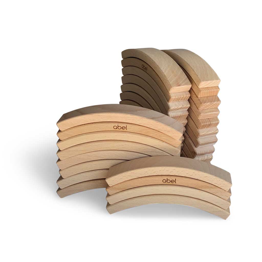 Abel blocks Mini * 36 stuks