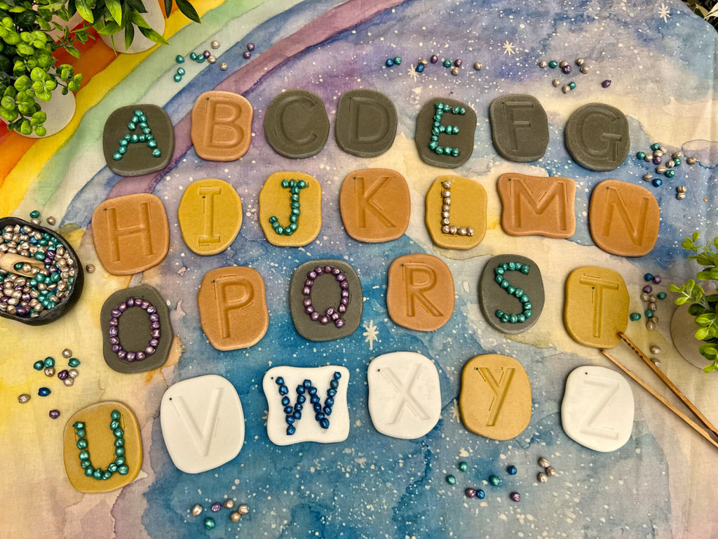 Feels-Write Uppercase Letter Stones
