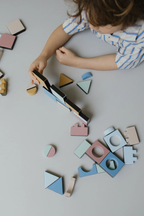 Magnetic foam blocks