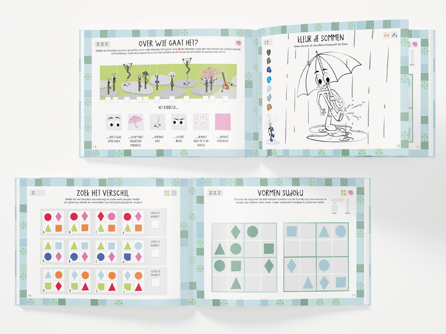 Het vormendoeboek van Pi - ontdek vierkanten