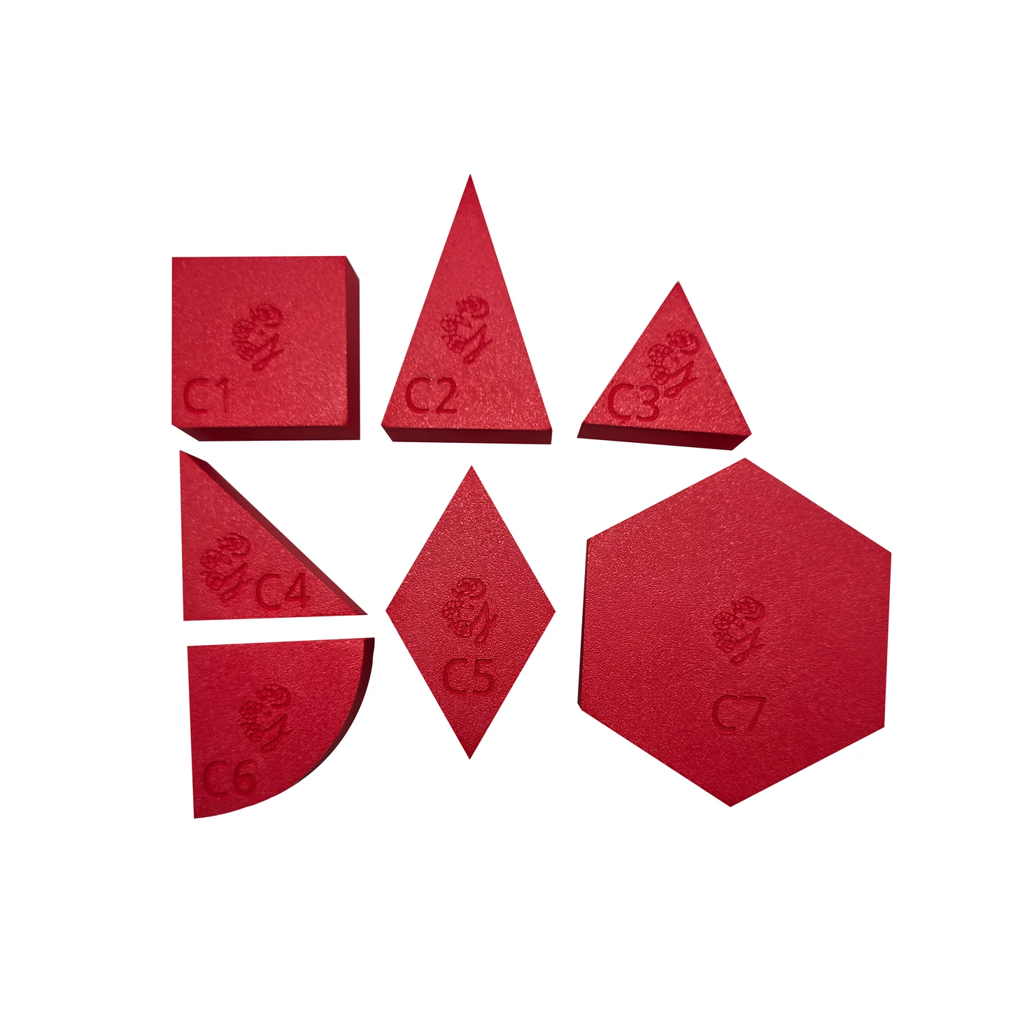 Speelbakje Mandigo Rood verschillende vormen