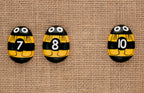Number Stones Honey Bee