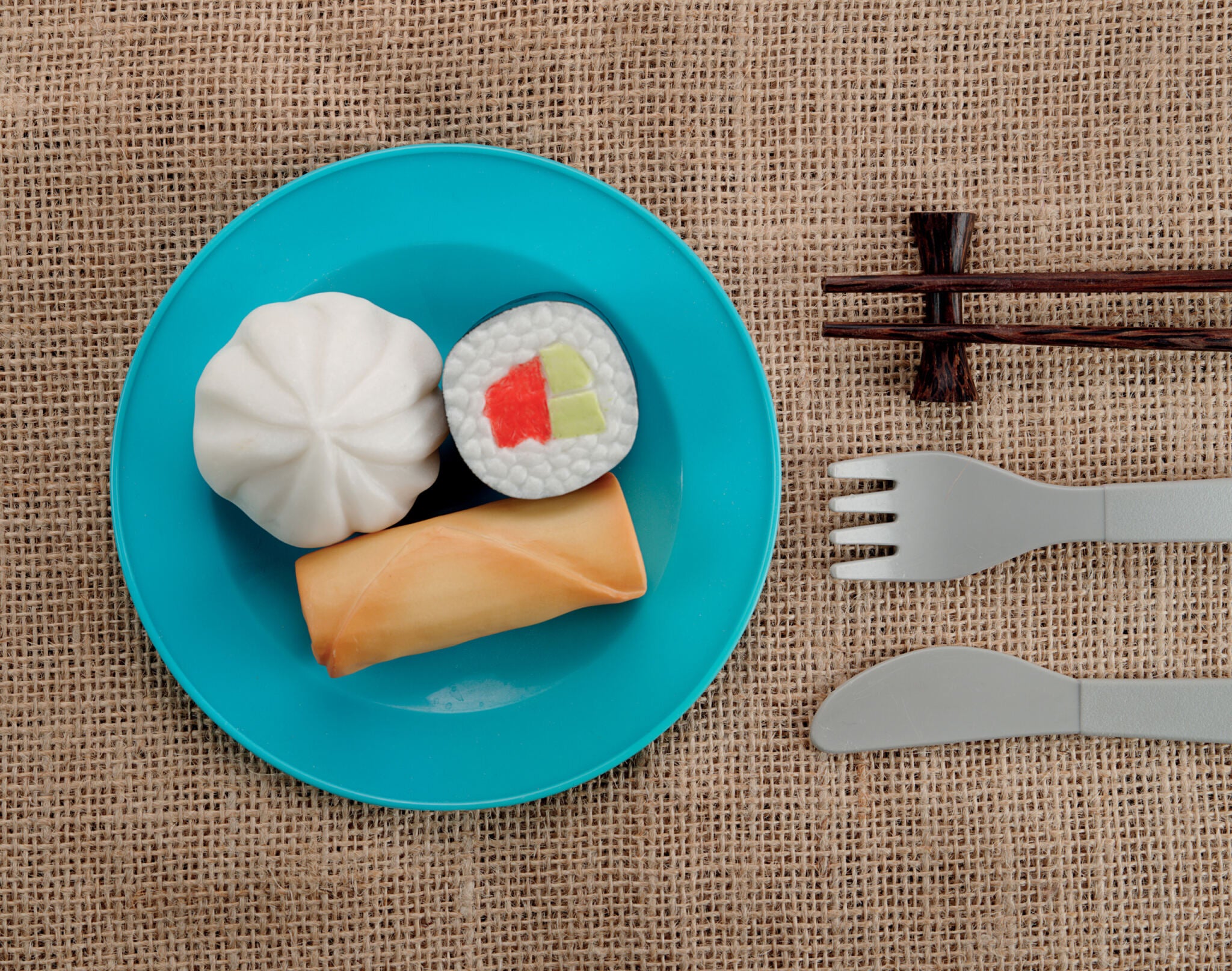 Sensory Play Stones Foods of the World