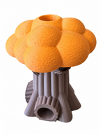 De speelboom met 2 kruinen