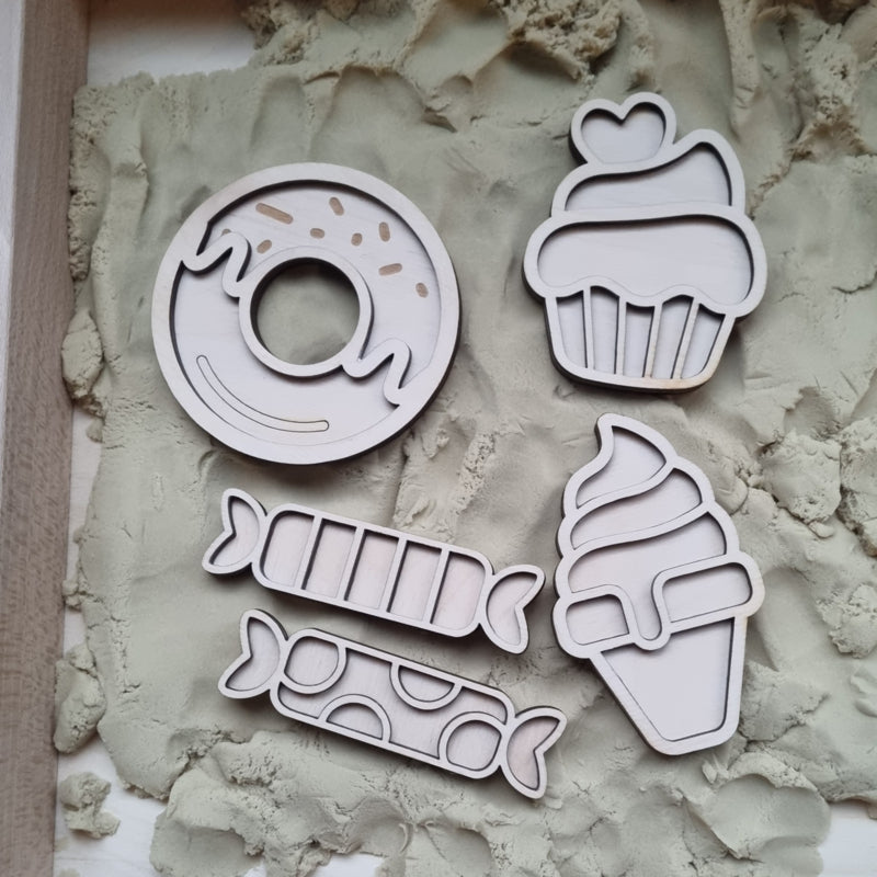 Mini vulvormen set zoet