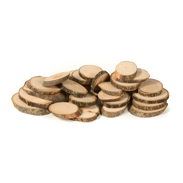 Eduplay Natuur hout schijfjes ovaal set van 30