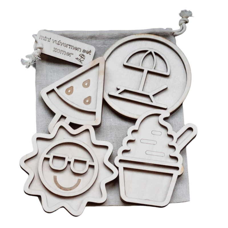 Mini vulvormen set zomer