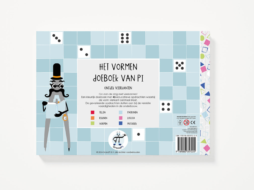 Het vormendoeboek van Pi - ontdek vierkanten