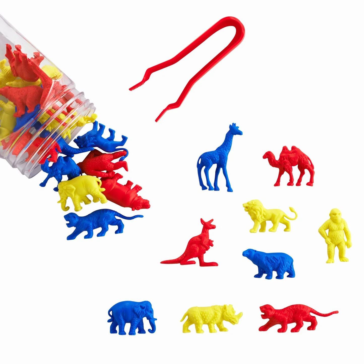 Leer sorteren en tellen met wilde Dieren