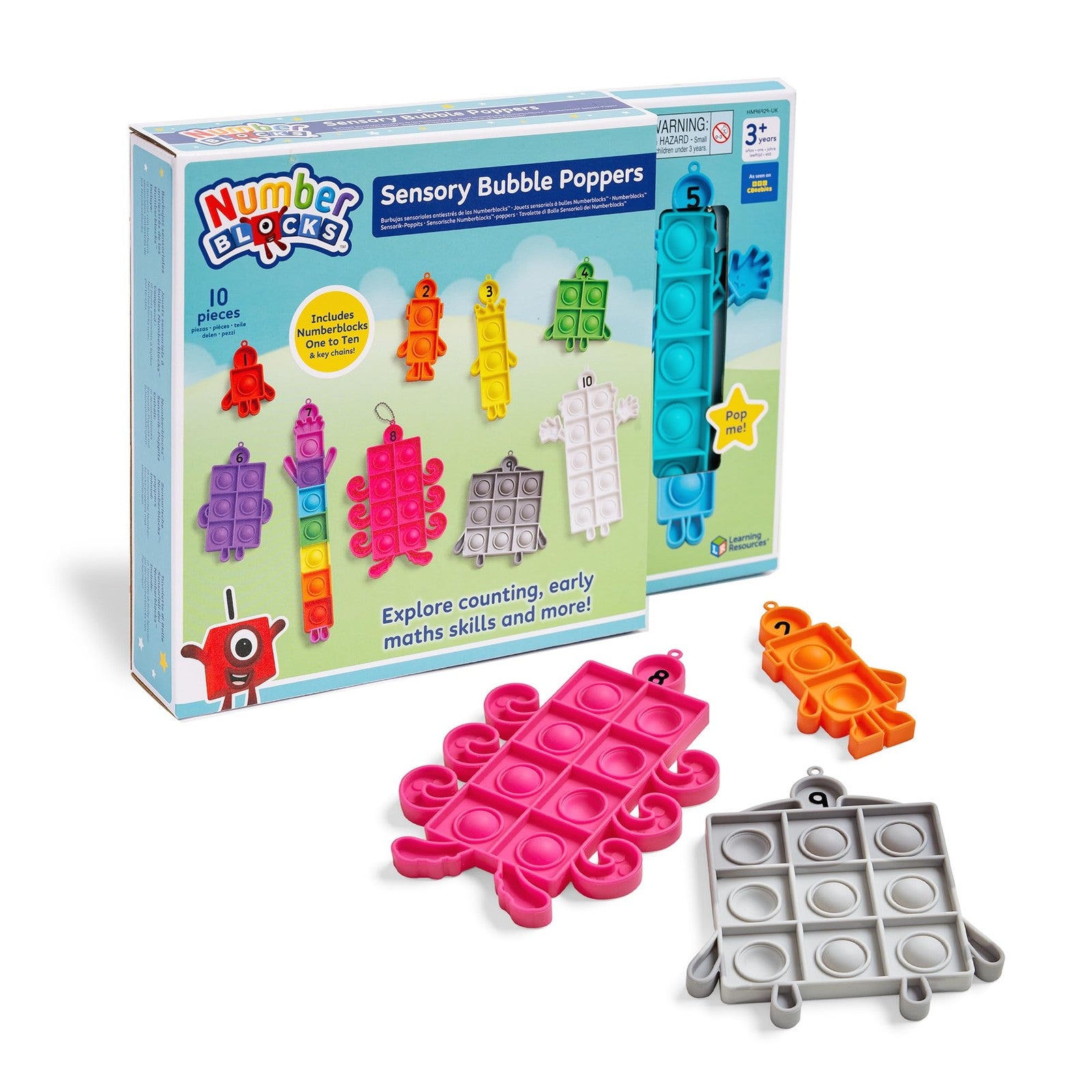 Numberblocks™ Sensory Bubble Poppers