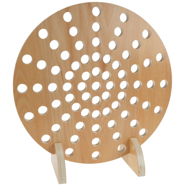 Rond Pegboard frame voor acryl cilinders