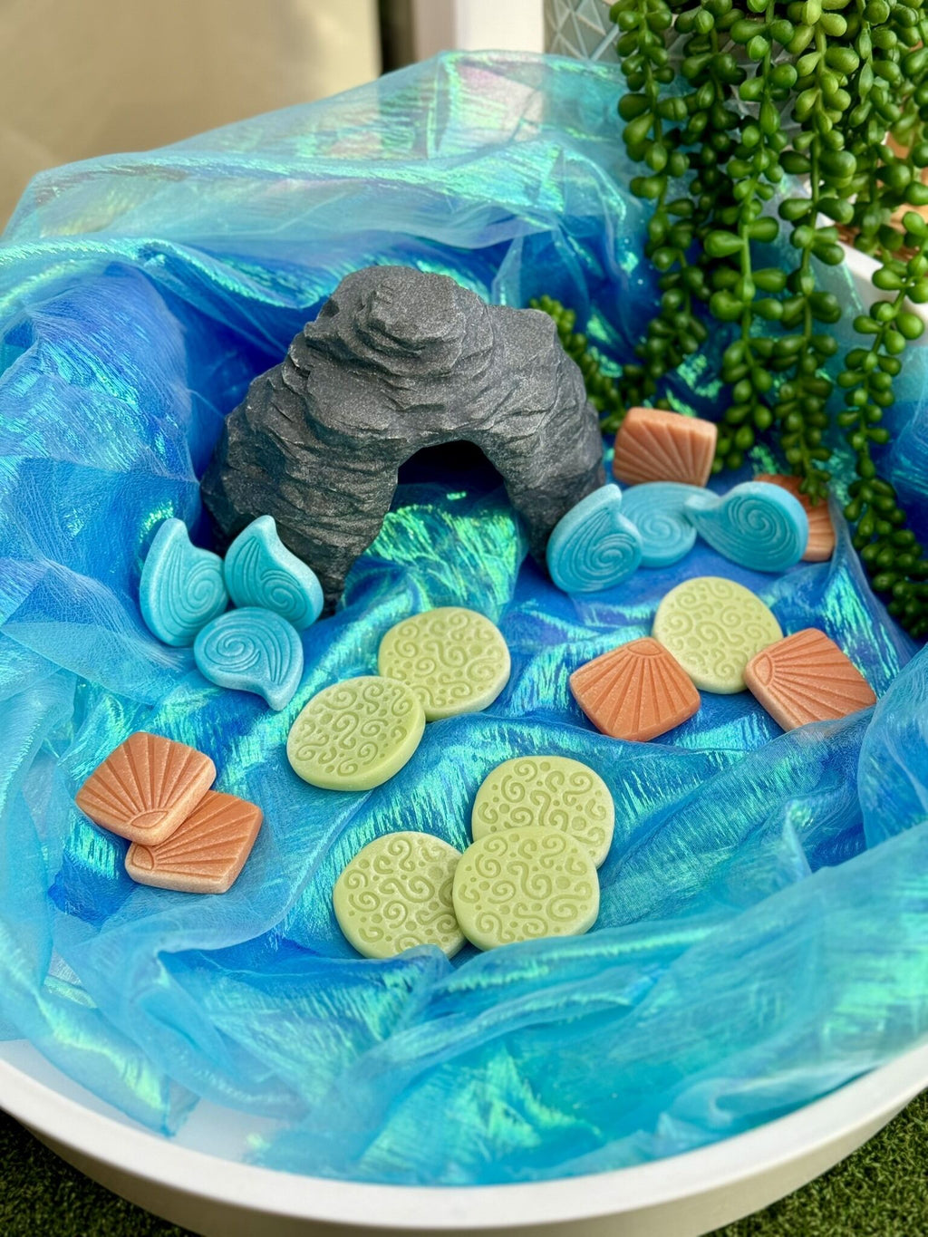 Scenery Stones Ocean Play