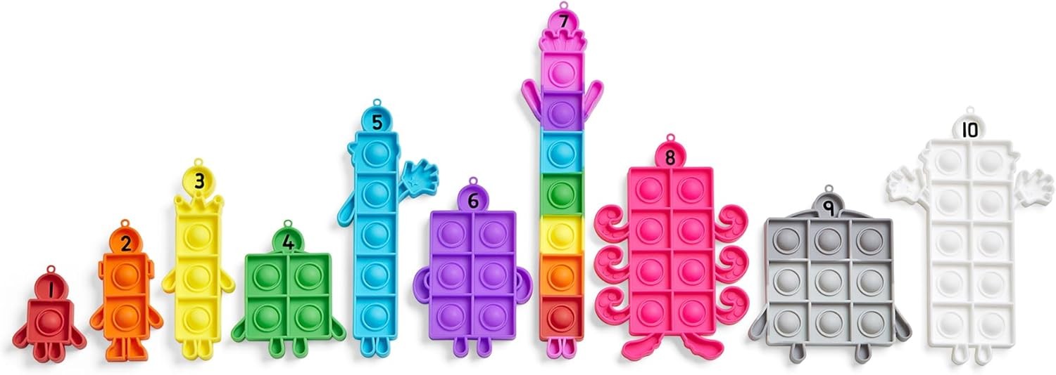 Numberblocks™ Sensory Bubble Poppers