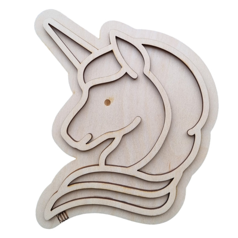 Vulvorm / speeltray unicorn