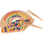 Regenboog knikkerspel