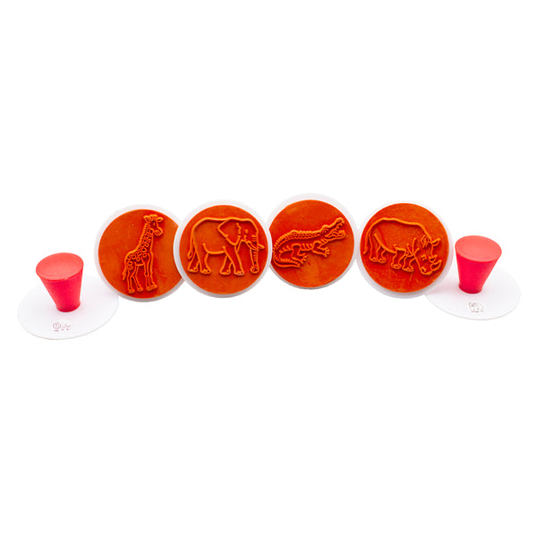 Eduplay Zoo dieren stempels set van 6