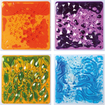 Eduplay Sensory Plates vloeibaar set van 4