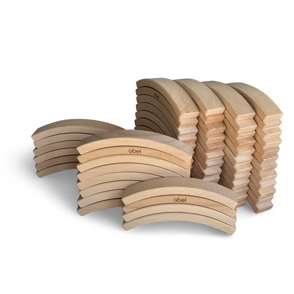 Abel blocks Mini * 66 stuks