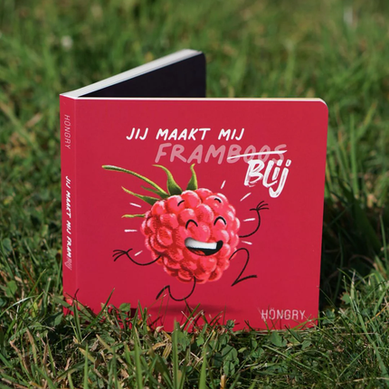 HÖNGRY Kartonboekje Jij maakt mij framblij