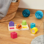 Wood Shapes & Sounds 6-Block Puzzle
