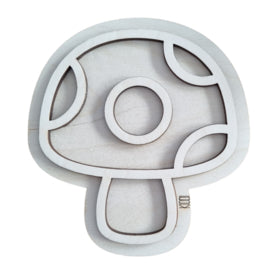 Vulvorm / speel tray paddenstoel