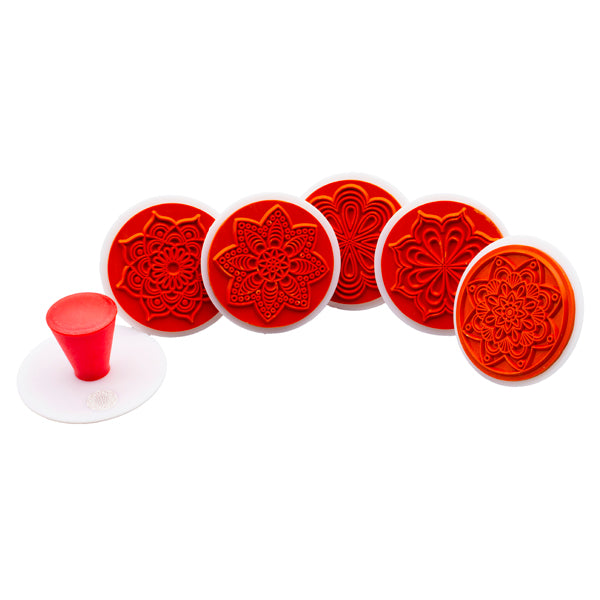 Mandala stempels motieven / fantasie set van 6