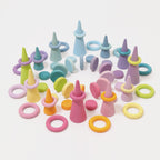 Wooden Pastel Coins