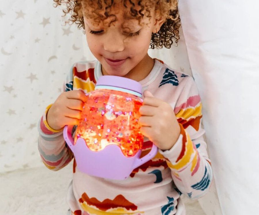 Glopals Sensory Play Jar paars